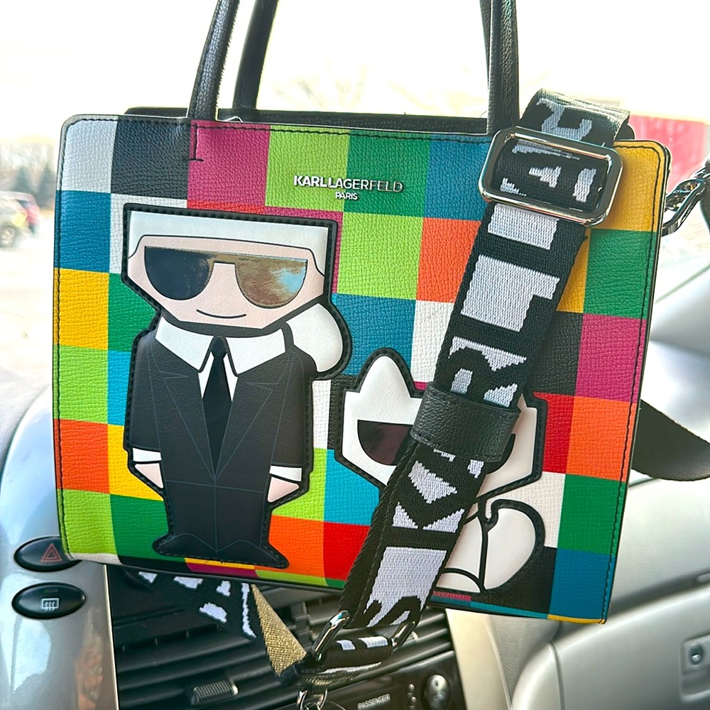karl lagerfeld Black purse